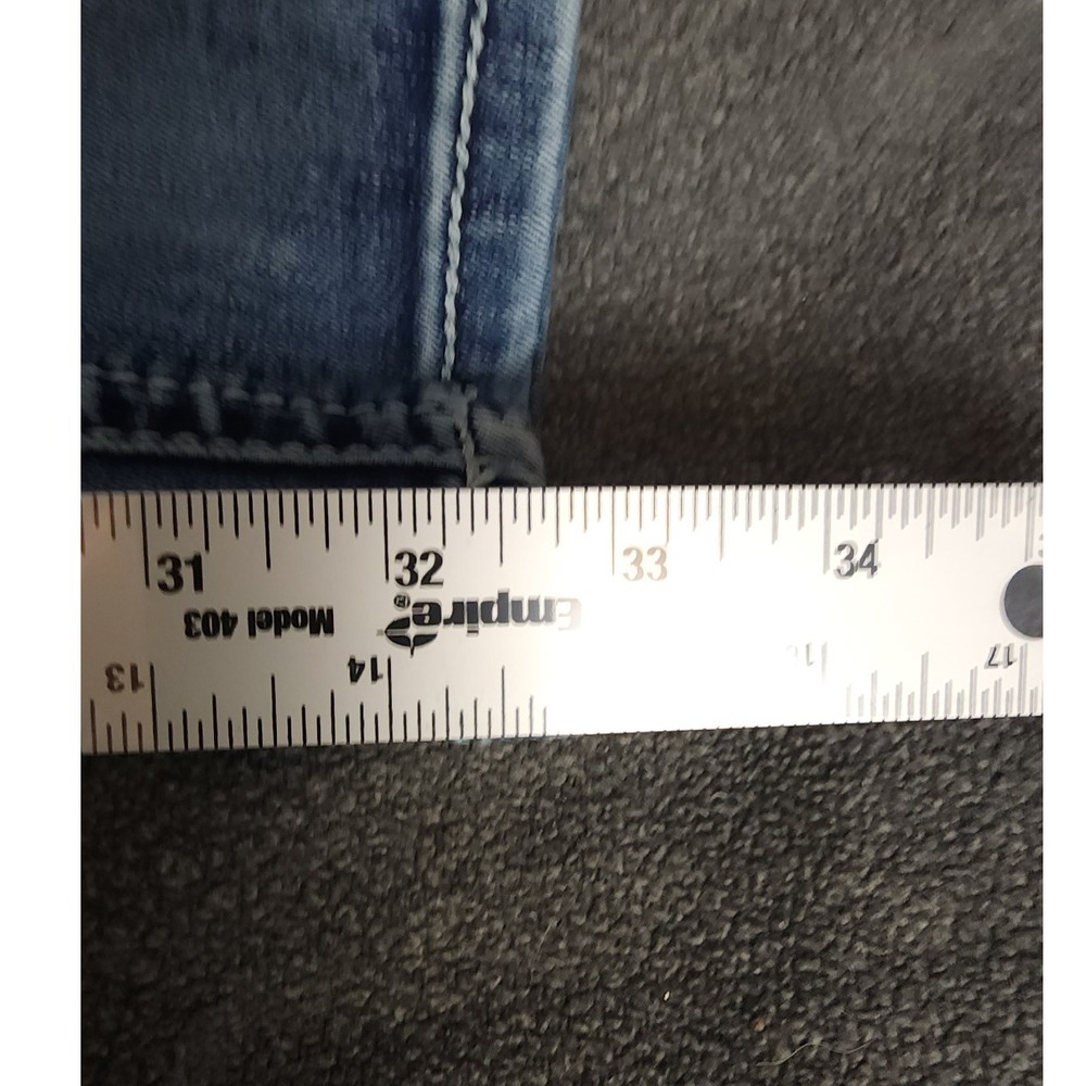 Grace Easy Fit Jeans Size 30 Embellished American‎ Flag Pockets Bootcut Denim - Picture 6 of 11